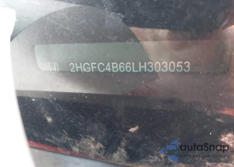 2020 Honda Civic Lx from USA, damaged, VIN 2HGFC4B66LH303053